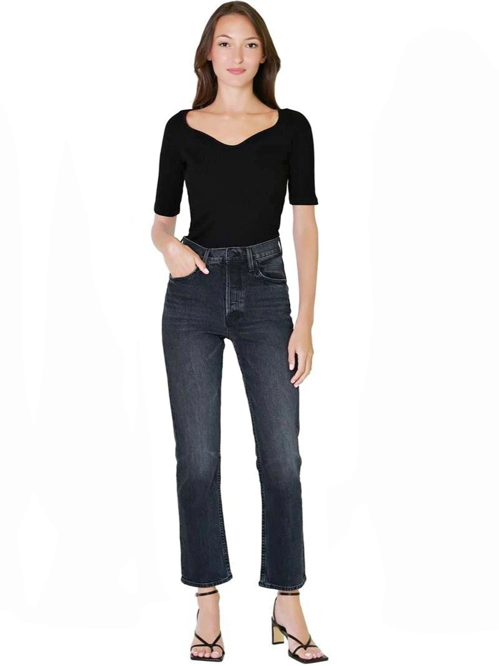 MOTHER Superior The Tomcat Ankle Straight Jeans